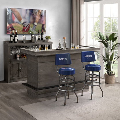 Imperial - NFL New England Patriots Swivel Barstool with Back - IMP  681-1011 view 2