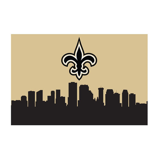 Imperial - NFL New Orleans Saints 2x3 Cityscape Washable Rug - IMP  759-1031 view 1