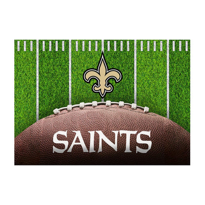 Imperial - NFL New Orleans Saints 5x7 Football Field Washable Rug - IMP  758-1031 view 1