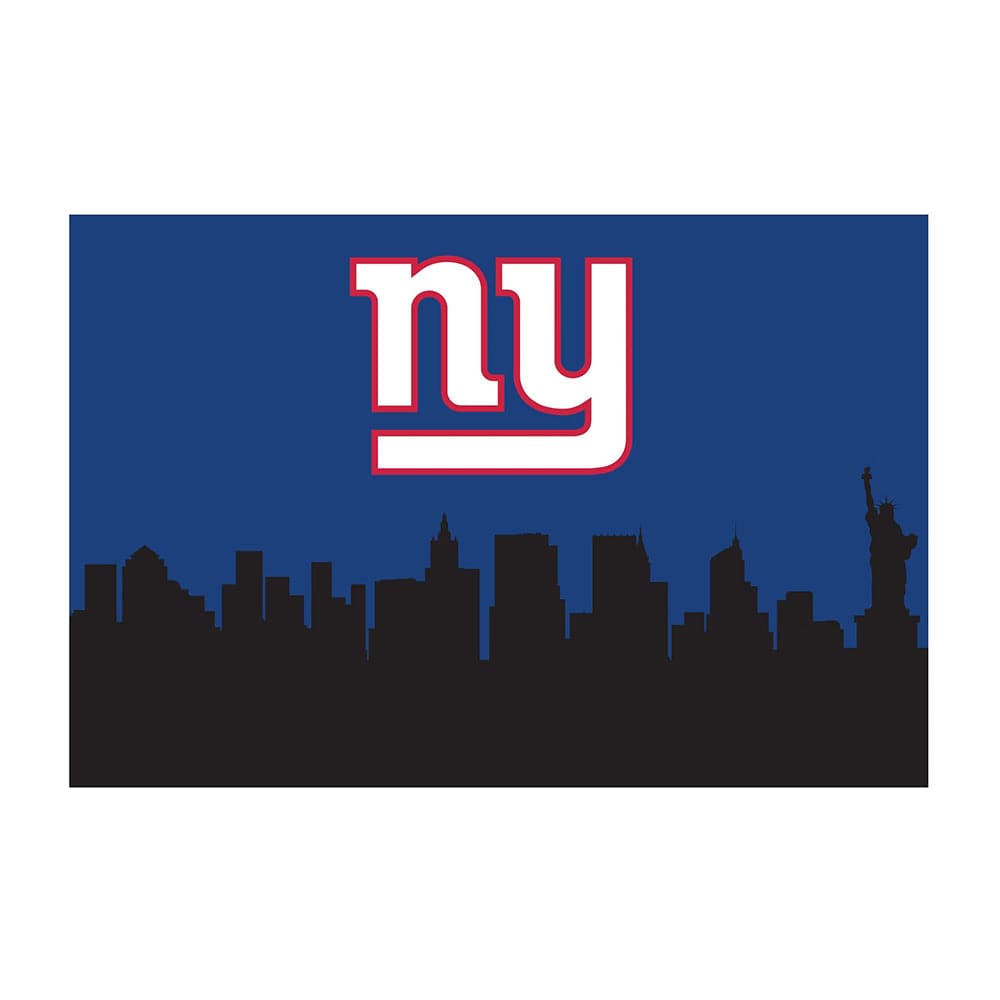Imperial - NFL New York Giants 2x3 Cityscape Washable Rug - IMP  759-1013 view 1
