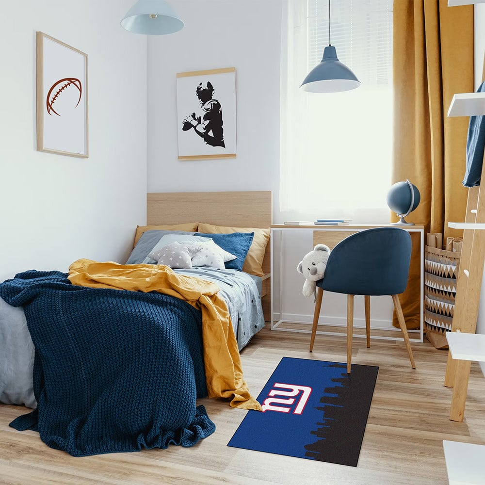 Imperial - NFL New York Giants 2x3 Cityscape Washable Rug - IMP  759-1013 view 2