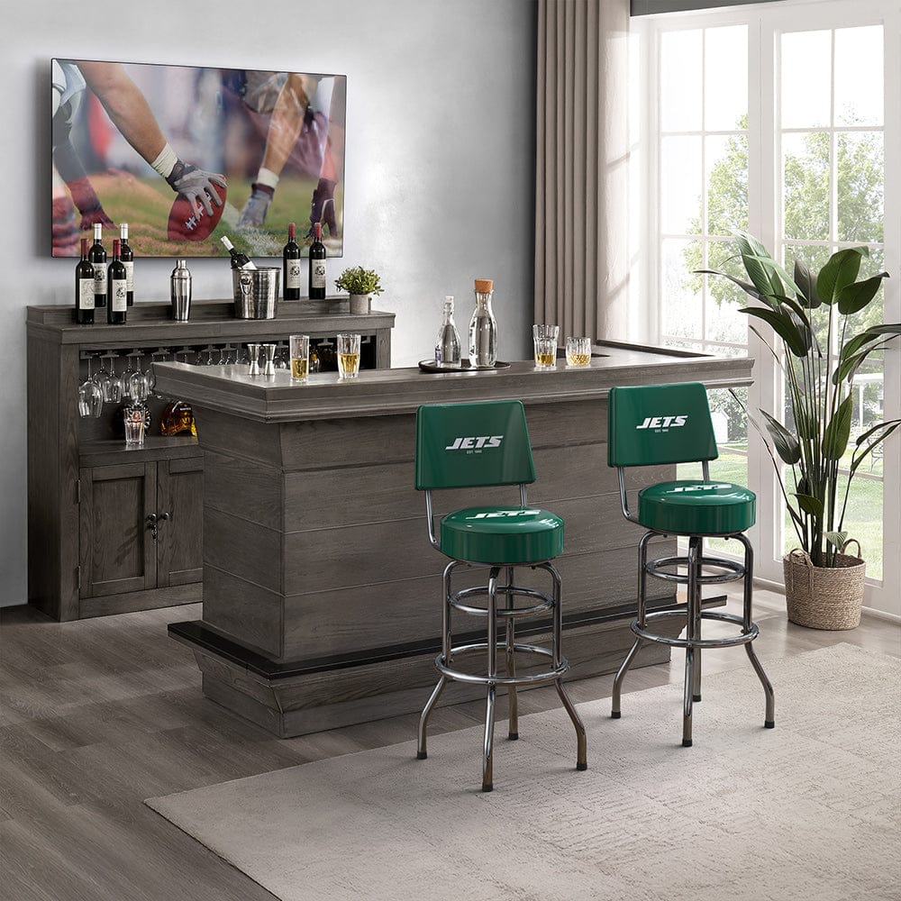 Imperial - NFL New York Jets Swivel Barstool with Back - IMP  681-1038 view 2