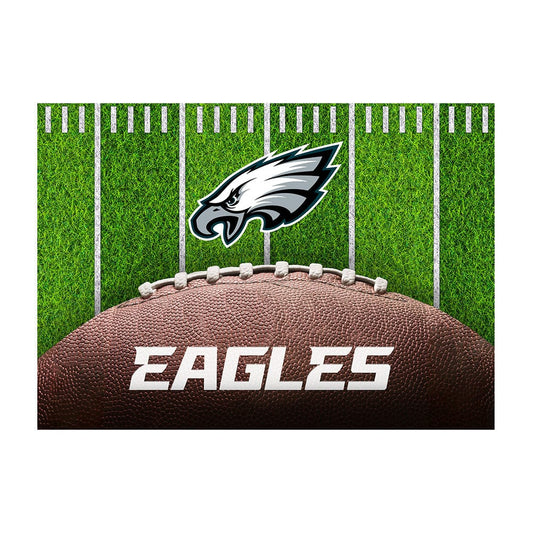 Imperial - NFL Philadelphia Eagles 5x7 Football Field Washable Rug - IMP  758-1037 view 1