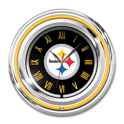 Imperial  - NFL Pittsburgh Steelers 15" Neon Clock  - IMP  705-1004 view 1