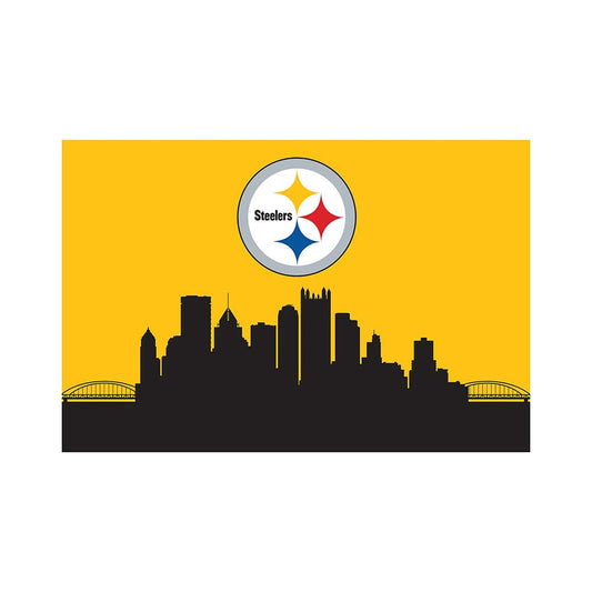 Imperial - NFL Pittsburgh Steelers 2x3 Cityscape Washable Rug - IMP  759-1004 view 1