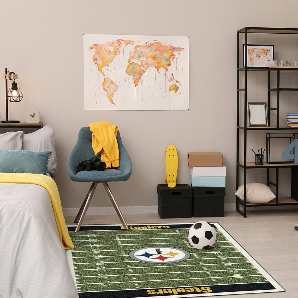 Imperial - NFL Pittsburgh Steelers 4x6 Homefield Rug - IMP  520-5004 view 3