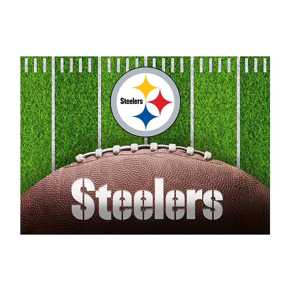 Imperial - NFL Pittsburgh Steelers 5x7 Football Field Washable Rug - IMP  758-1004 view 1
