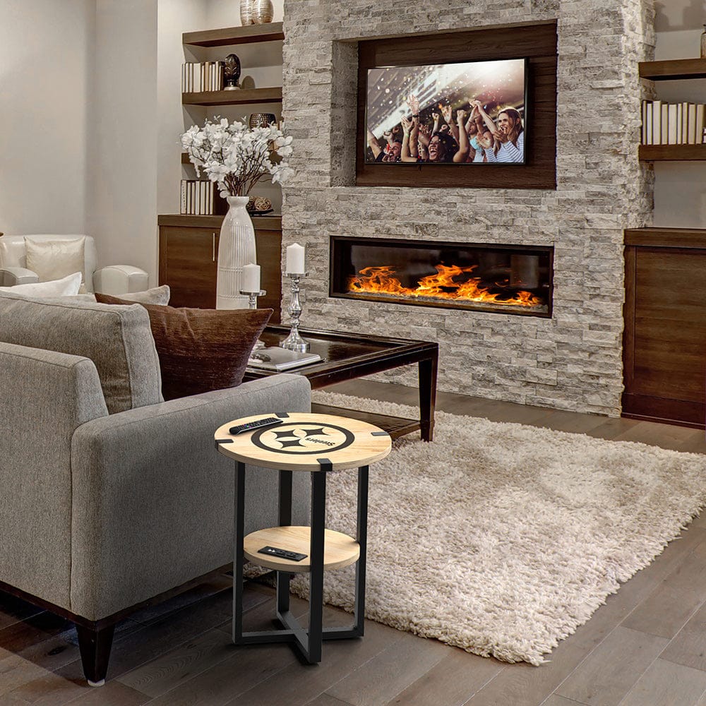 Imperial - NFL Pittsburgh Steelers Side Table with Charger - IMP  746-1004 view 4