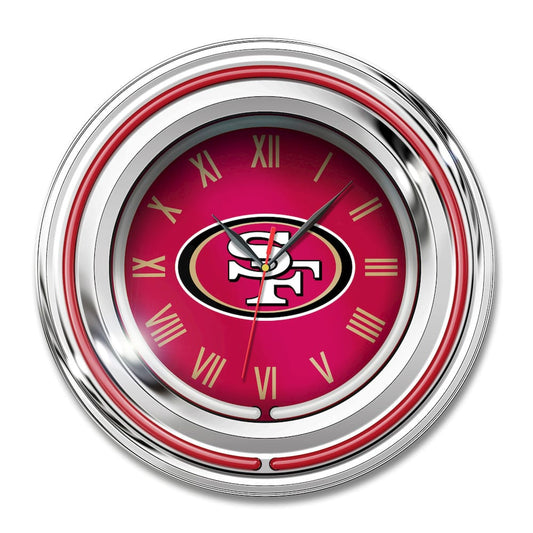 Imperial  - NFL San Francisco 49ers 15" Neon Clock  - IMP  705-1005 view 1