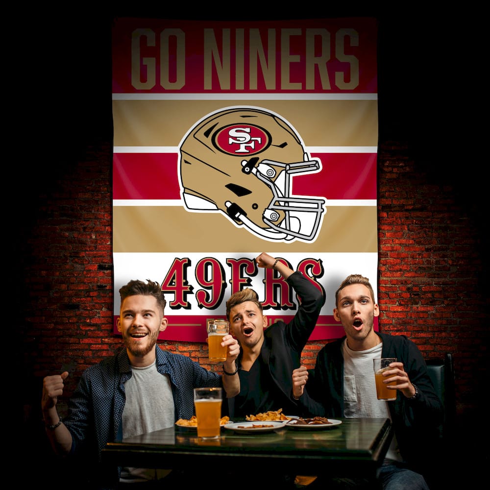 Imperial  - NFL San Francisco 49ers Establish Date Tapestry  - IMP  714-1005 view 2