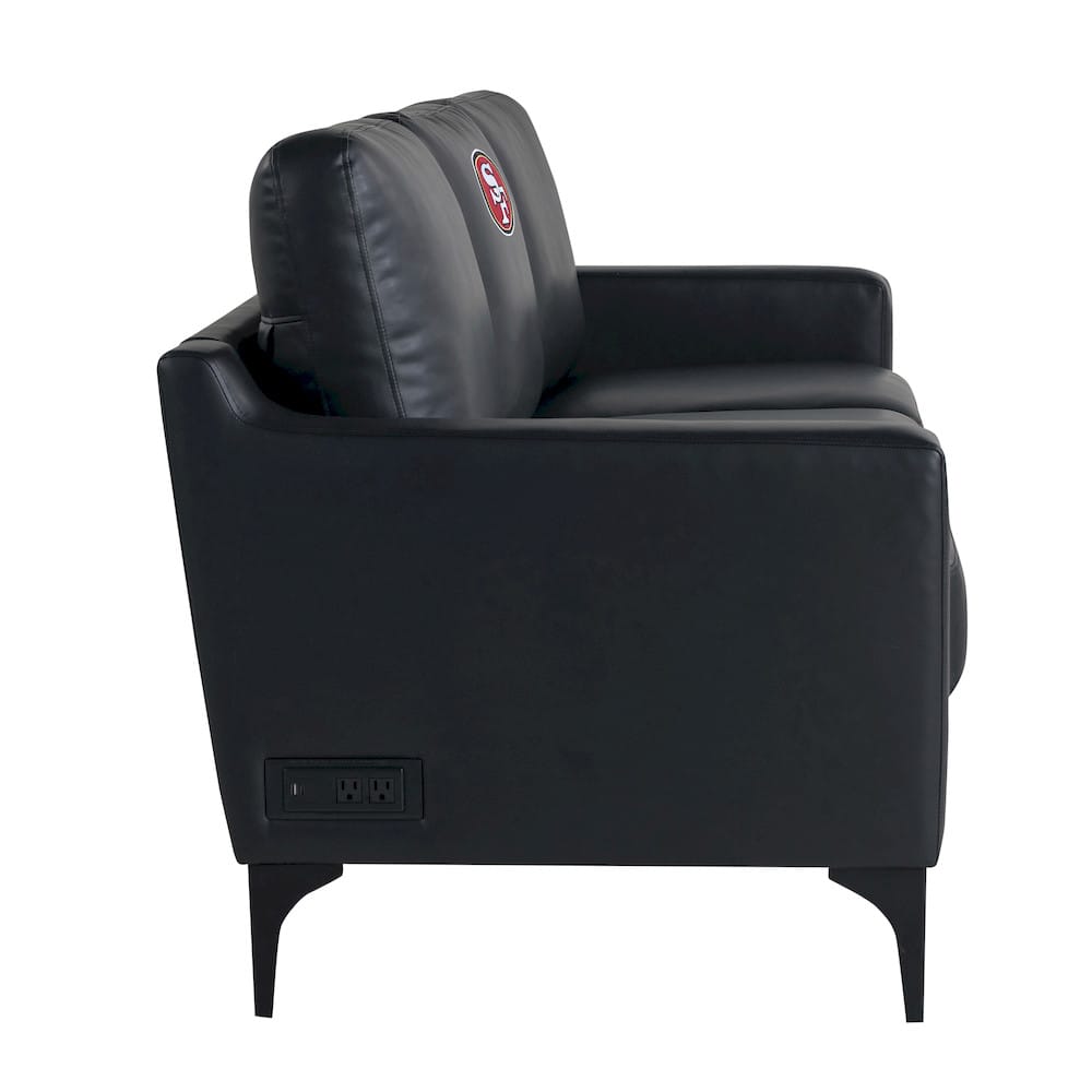 Imperial  - NFL San Francisco 49ers Game Day Sofa with Charging Port  - IMP  697-1005 view 3