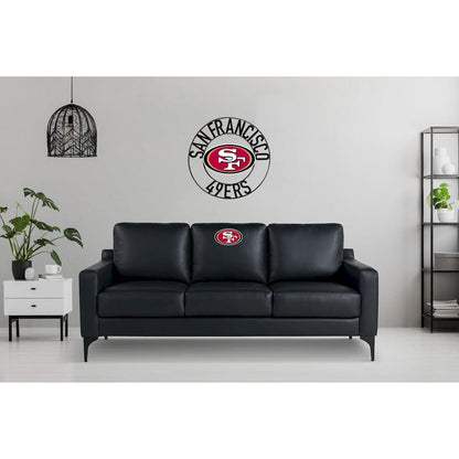 Imperial  - NFL San Francisco 49ers Game Day Sofa with Charging Port  - IMP  697-1005 view 9