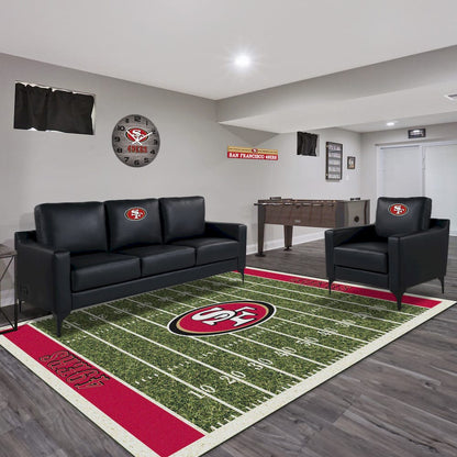 Imperial  - NFL San Francisco 49ers Game Day Sofa with Charging Port  - IMP  697-1005 view 10