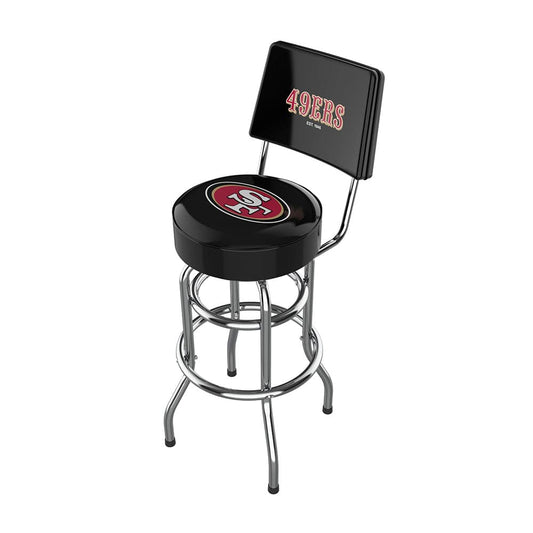 Imperial - NFL San Francisco 49ers Swivel Barstool with Back - IMP  681-1005 view 1