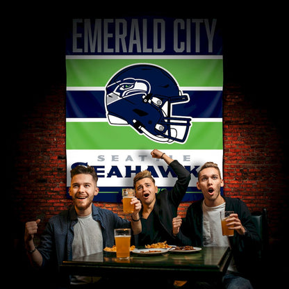Imperial  - NFL Seattle Seahawks Establish Date Tapestry  - IMP  714-1024 view 2
