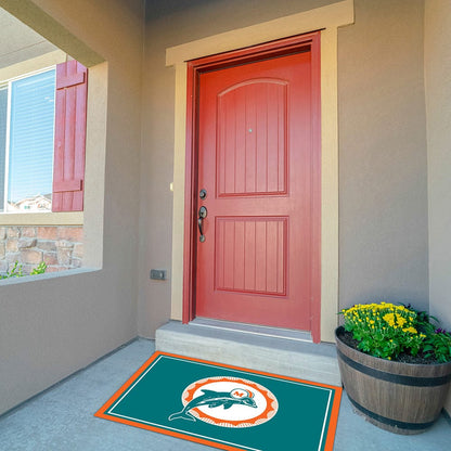 Imperial - NFL Vintage Miami Dolphins 3x4 Spirit Rug - IMP  569-1008-VIN view 3