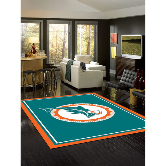 Imperial - NFL Vintage Miami Dolphins 8x11 Spirit Rug - IMP  529-5008-VIN view 2