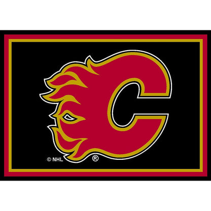 Imperial - NHL Calgary Flames 6x8 Spirit Rug - IMP  525-4011 view 1