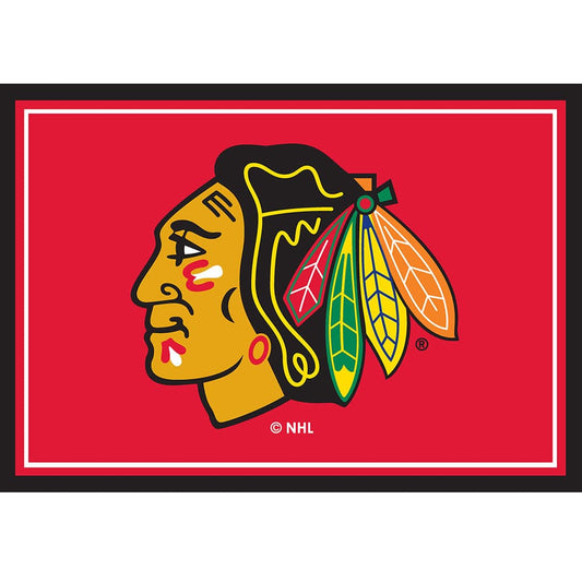 Imperial - NHL Chicago Blackhawks 3x4 Spirit Rug - IMP  569-4002 view 1