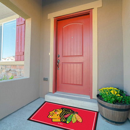 Imperial - NHL Chicago Blackhawks 3x4 Spirit Rug - IMP  569-4002 view 3