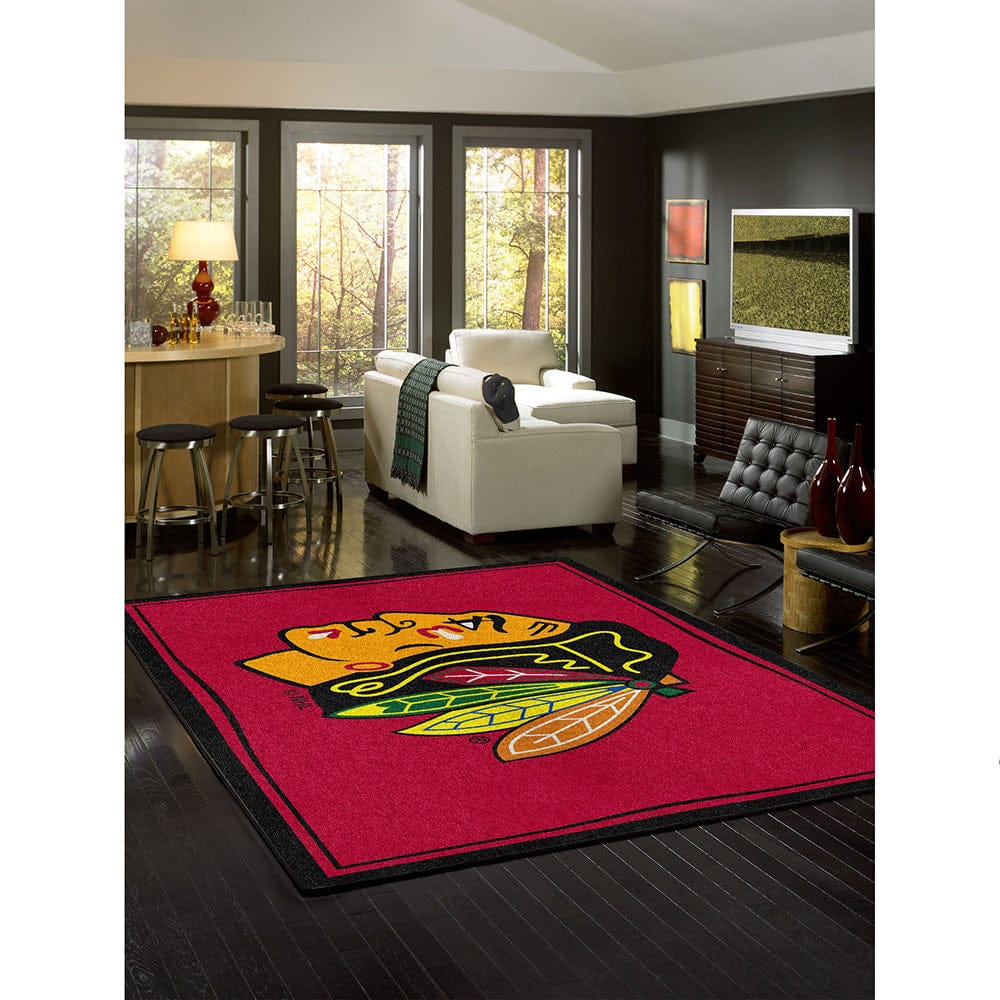 Imperial - NHL Chicago Blackhawks 8x11 Spirit Rug - IMP  529-4002 view 2