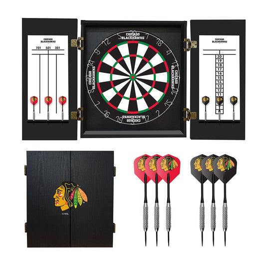 Imperial - NHL Chicago Blackhawks Fan's Choice Dartboard Set - IMP  624-4002 view 1