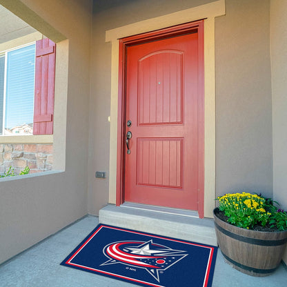 Imperial - NHL Columbus Blue Jackets 3x4 Spirit Rug - IMP  569-4019 view 3