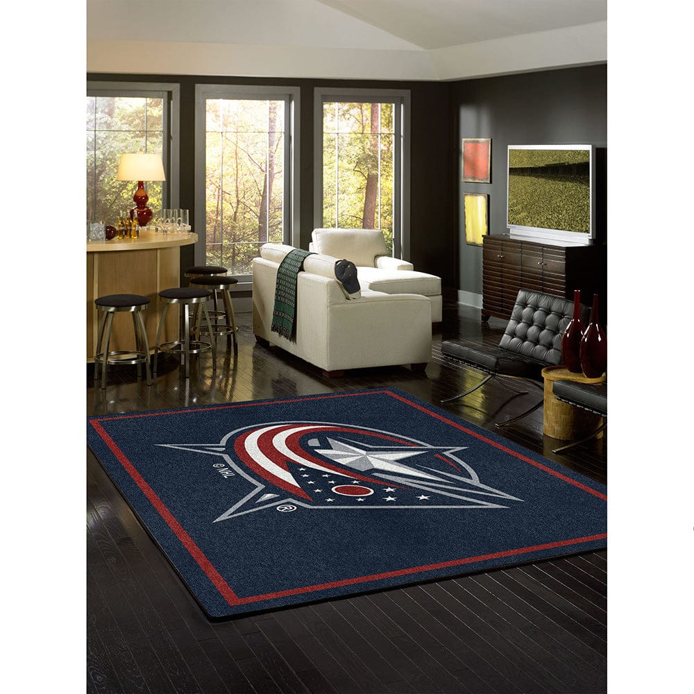 Imperial - NHL Columbus Blue Jackets 8x11 Spirit Rug - IMP  529-4019 view 2