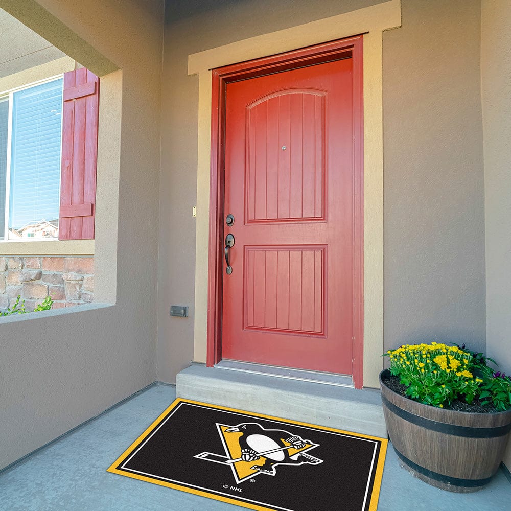 Imperial - NHL Pittsburgh Penguins 3x4 Spirit Rug - IMP  569-4031 view 3
