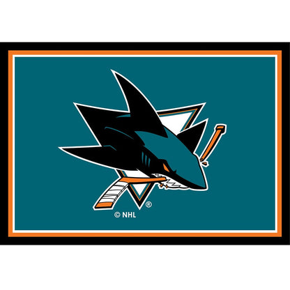 Imperial - NHL San Jose Sharks 3x4 Spirit Rug - IMP  569-4027 view 1