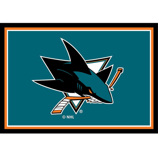 Imperial - NHL San Jose Sharks 3x4 Spirit Rug - IMP  569-4027 view 1