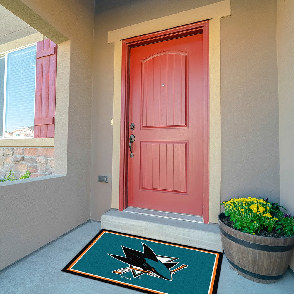Imperial - NHL San Jose Sharks 3x4 Spirit Rug - IMP  569-4027 view 3