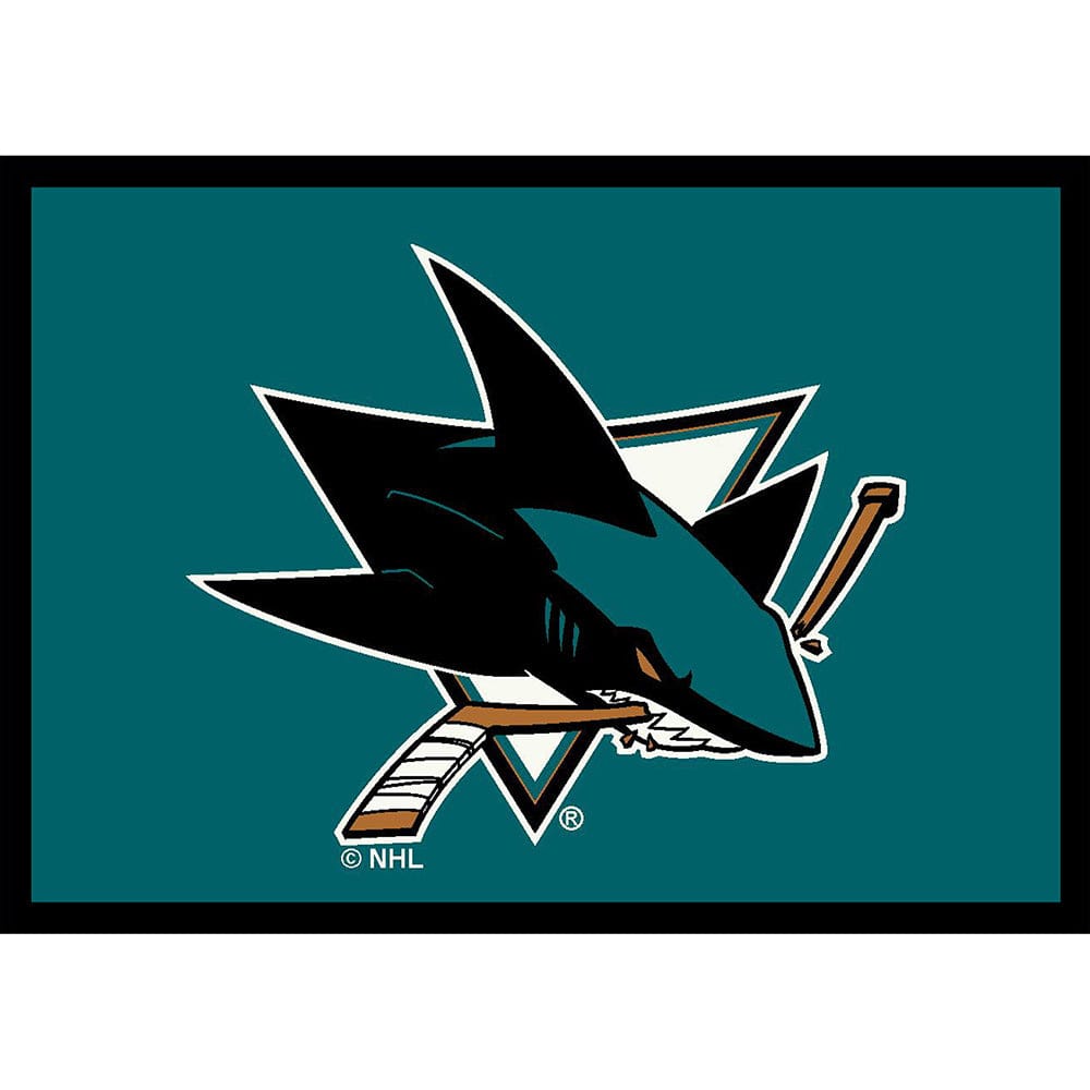 Imperial - NHL San Jose Sharks 6x8 Spirit Rug - IMP  525-4027 view 1