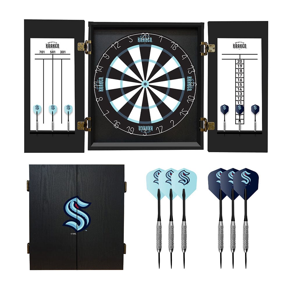Imperial - NHL Seattle Kraken Fan's Choice Dartboard Set - IMP  624-4033 view 1