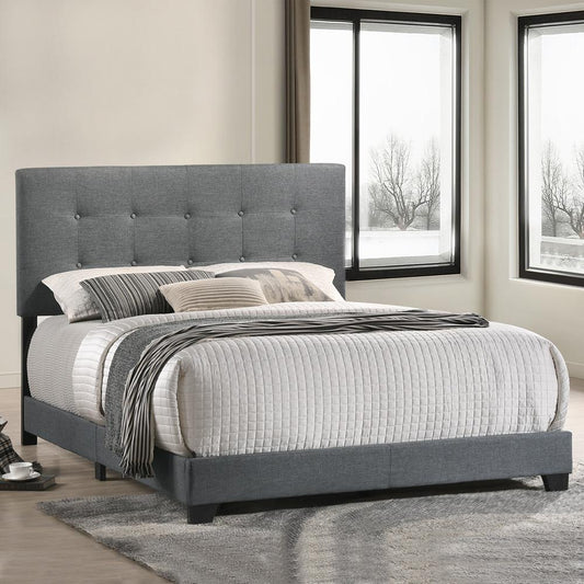 Intercon Furniture - Addyson Queen UPH Bed - UB-BR-ADYQEN-GNM-C veiw 1
