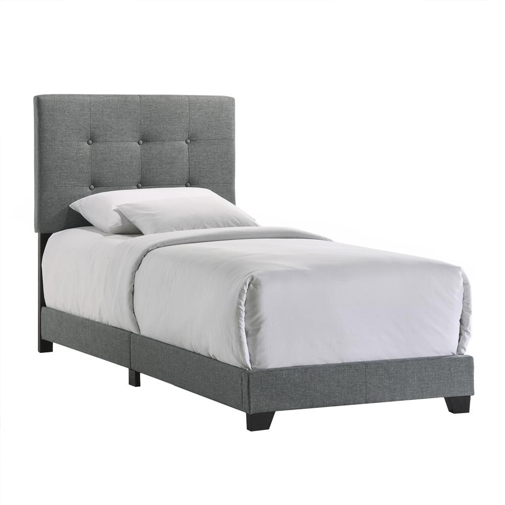Intercon Furniture - Addyson Twin UPH Bed - UB-BR-ADYTWN-GNM-C veiw 1