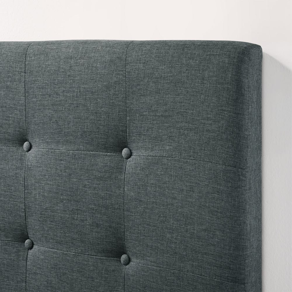 Intercon Furniture - Addyson Upholstered King Bed in Gunmetal - UB-BR-ADYKNG-GNM-C view 3