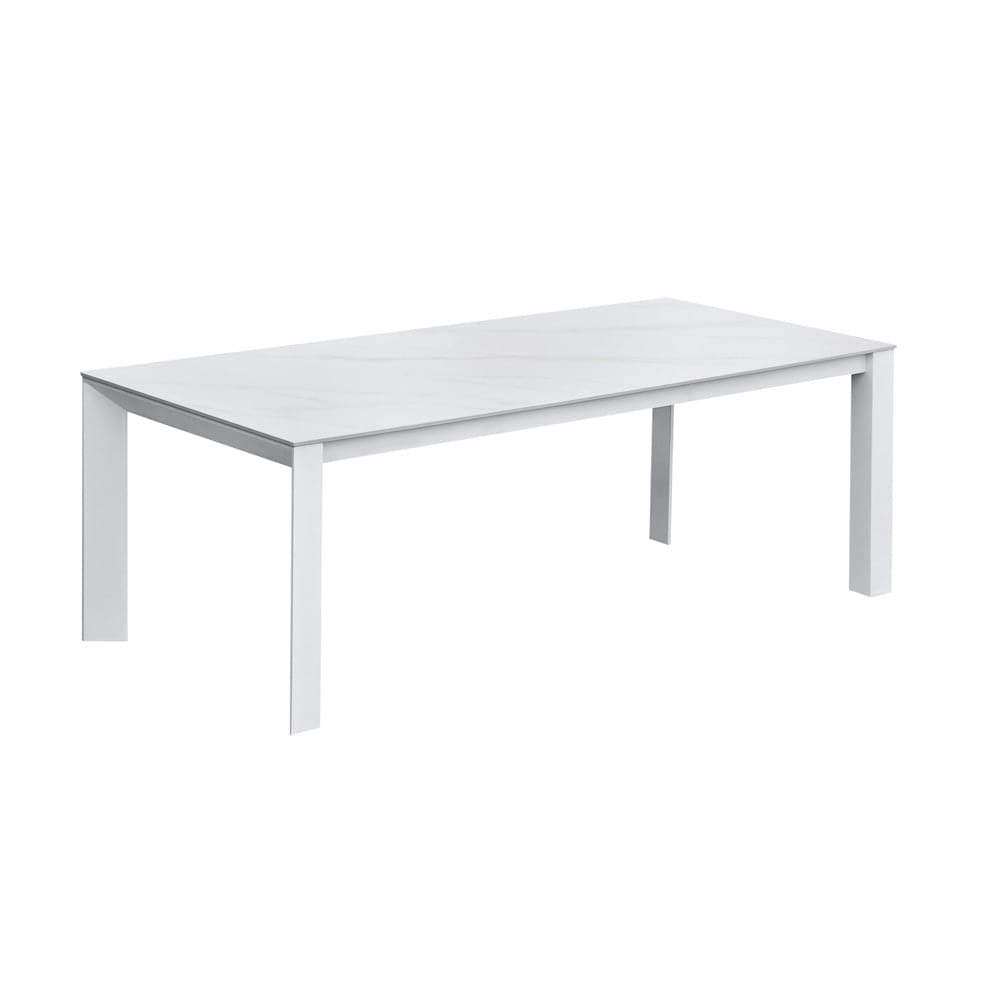 Intercon Furniture - Alexa Outdoor Dining Table  in White - AX-TA-4086-WHT-C view 1