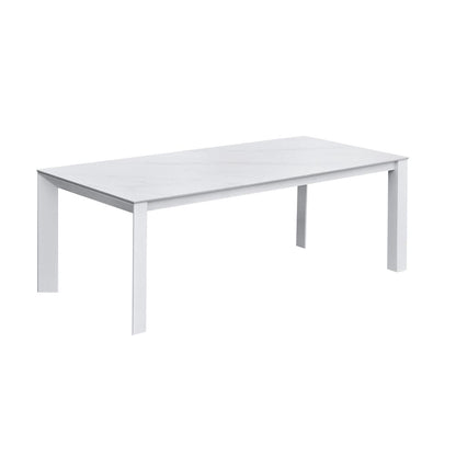 Intercon Furniture - Alexa Outdoor Dining Table  in White - AX-TA-4086-WHT-C view 1
