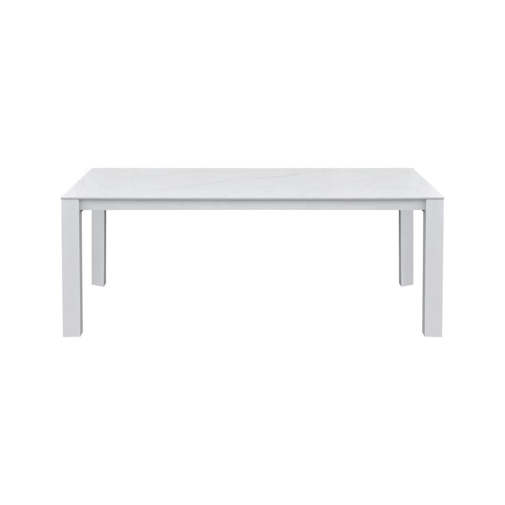 Intercon Furniture - Alexa Outdoor Dining Table  in White - AX-TA-4086-WHT-C view 2