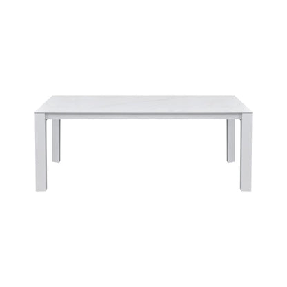 Intercon Furniture - Alexa Outdoor Dining Table  in White - AX-TA-4086-WHT-C view 2