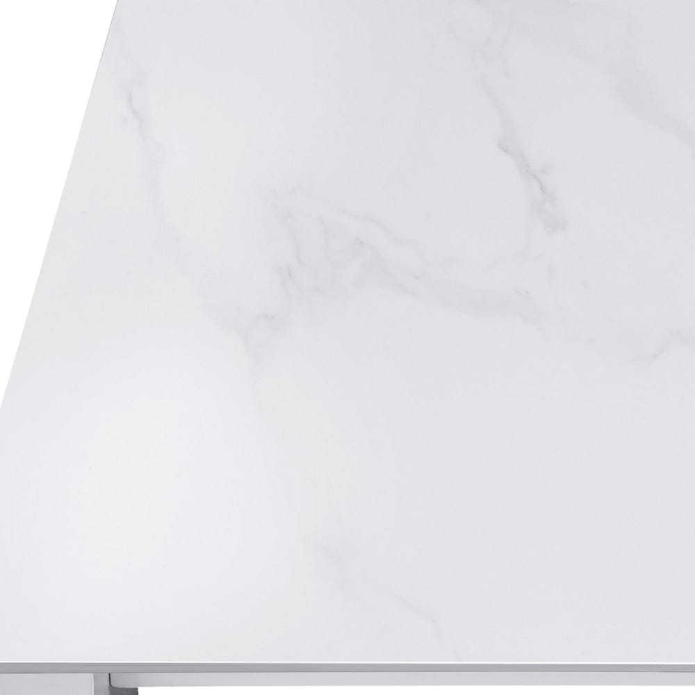 Intercon Furniture - Alexa Outdoor Dining Table  in White - AX-TA-4086-WHT-C view 4