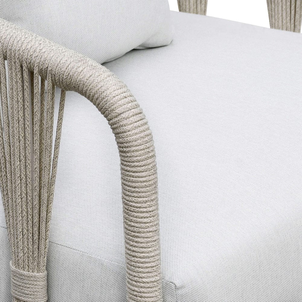 Intercon Furniture - Alexa Outdoor Seating Chair w/Pillow in White - AX-CH-3027C-WHT-C view 3