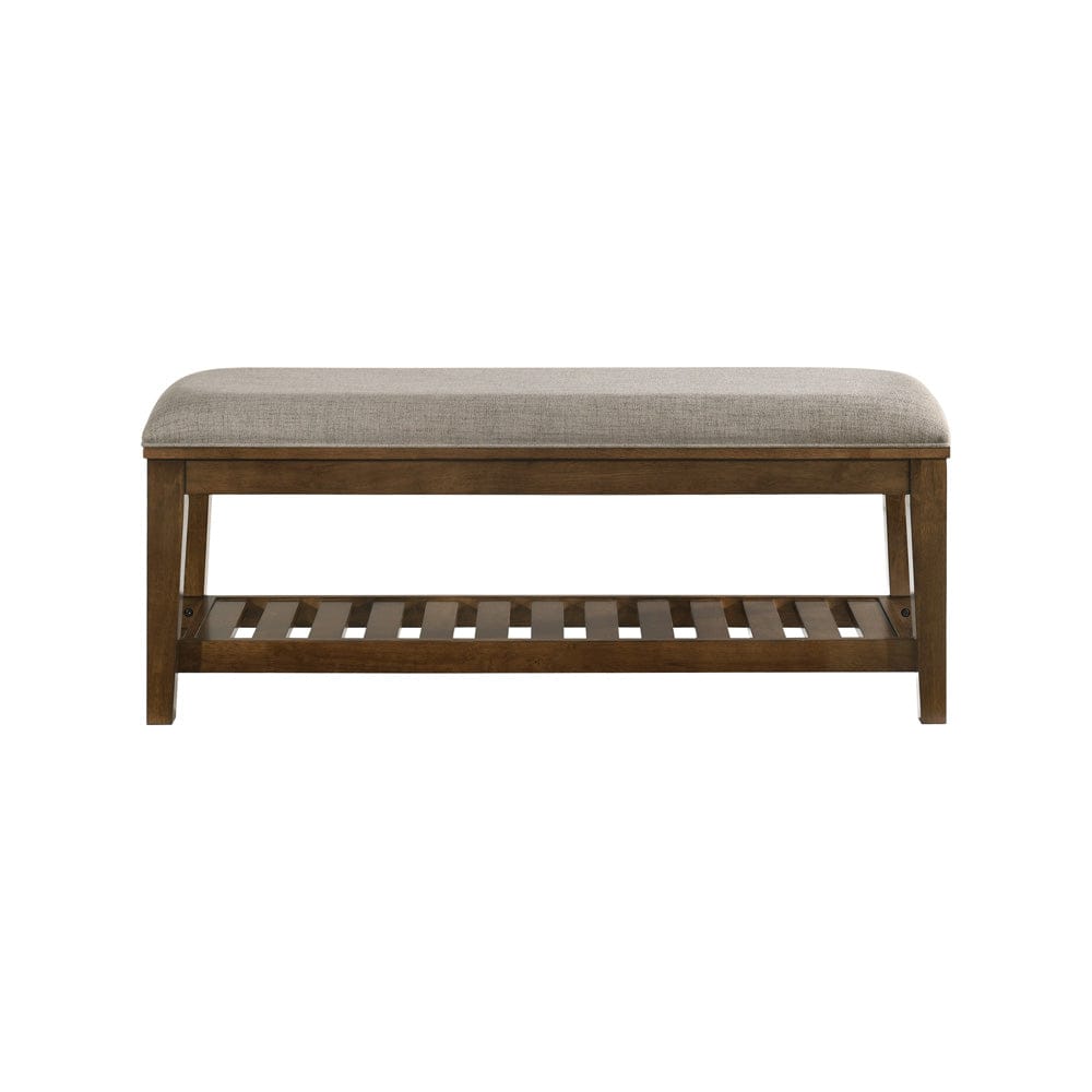 Intercon Furniture - Andover Bench  in Walnut - AO-BR-5550B-WAL-C view 2