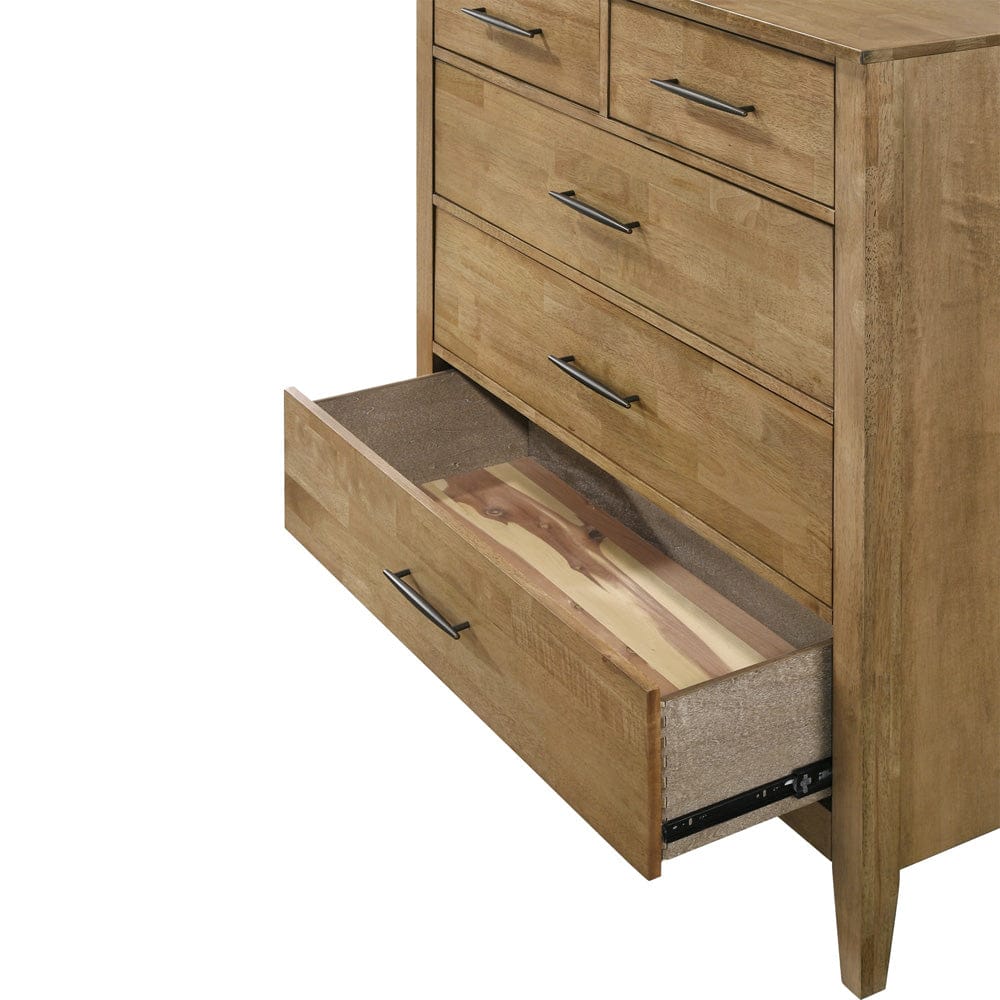 Intercon Furniture - Andover Chest  in Maple - AO-BR-5505-MPL-C view 3