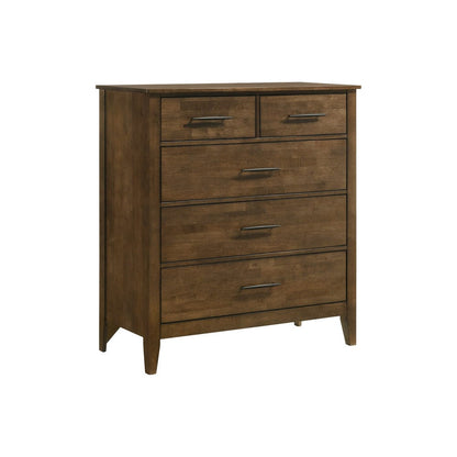 Intercon Furniture - Andover Chest  in Walnut - AO-BR-5505-WAL-C view 1