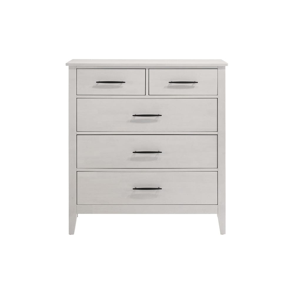 Intercon Furniture - Andover Chest  in White - AO-BR-5505-WHT-C view 2