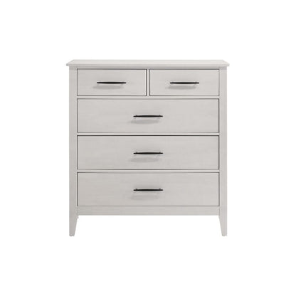 Intercon Furniture - Andover Chest  in White - AO-BR-5505-WHT-C view 2
