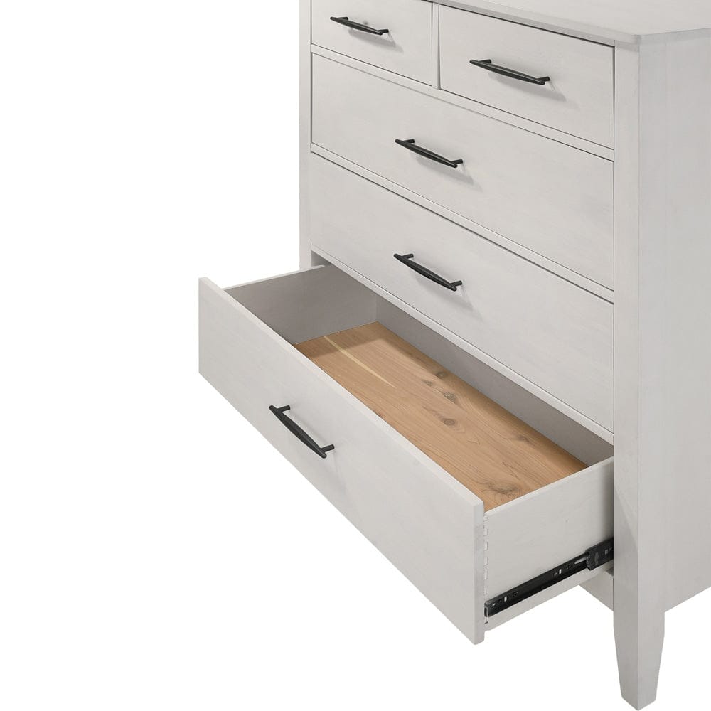 Intercon Furniture - Andover Chest  in White - AO-BR-5505-WHT-C view 3