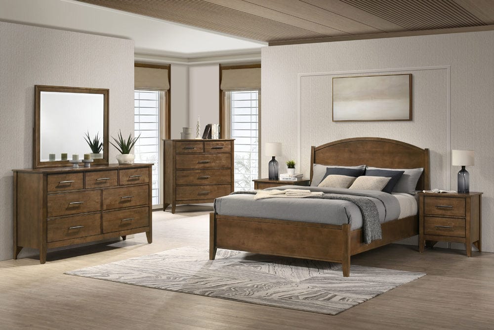 Intercon Furniture - Andover Mirror  in Walnut - AO-BR-5591-WAL-C view 5